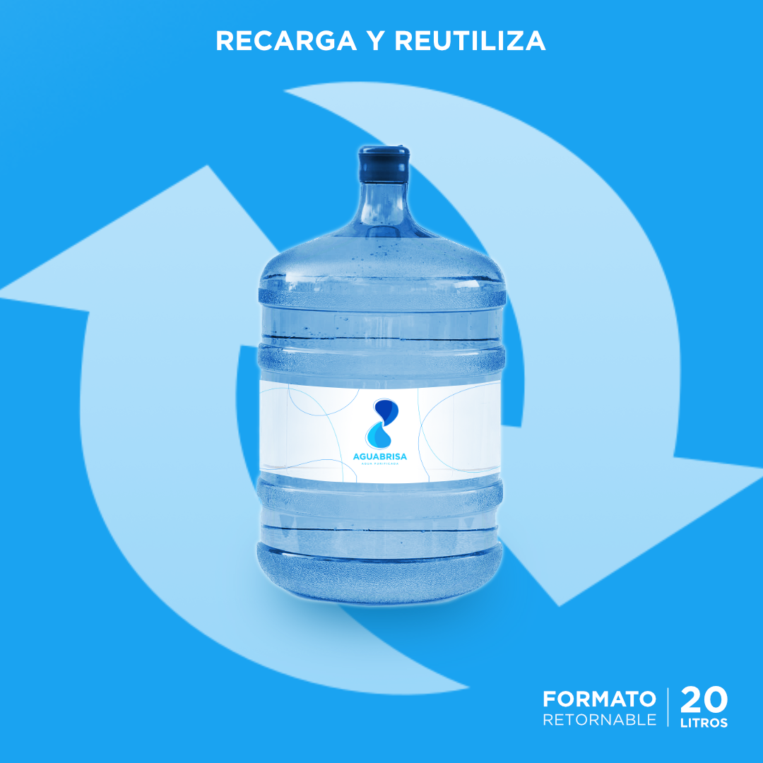 Recarga de 20 Litros Agua Purificada