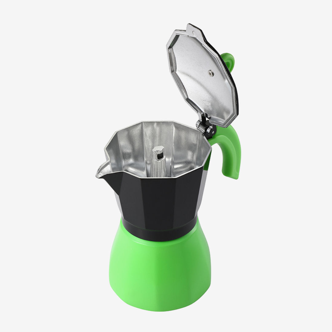 Cafetera Italiana Verde