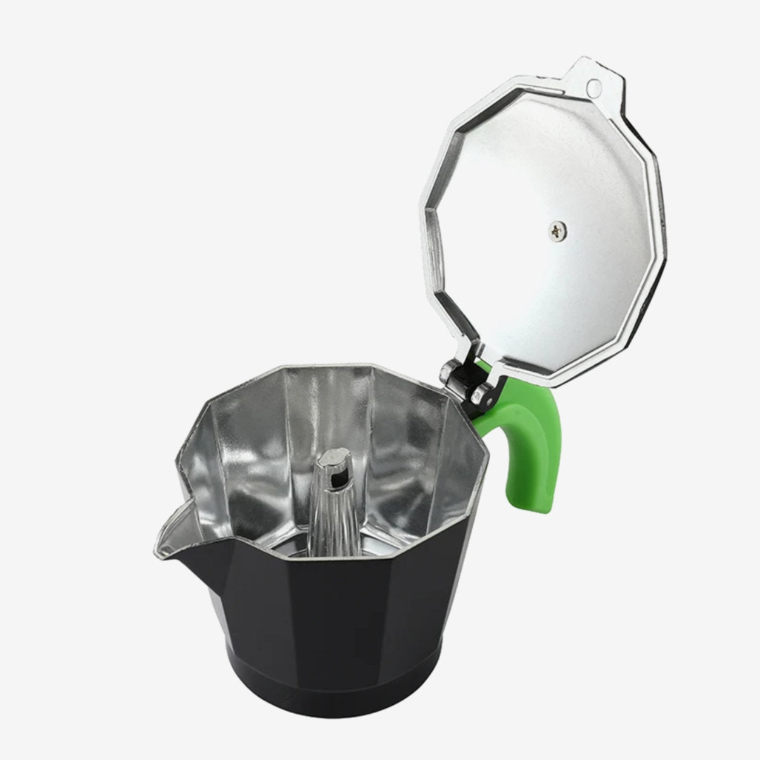 Cafetera Italiana Verde
