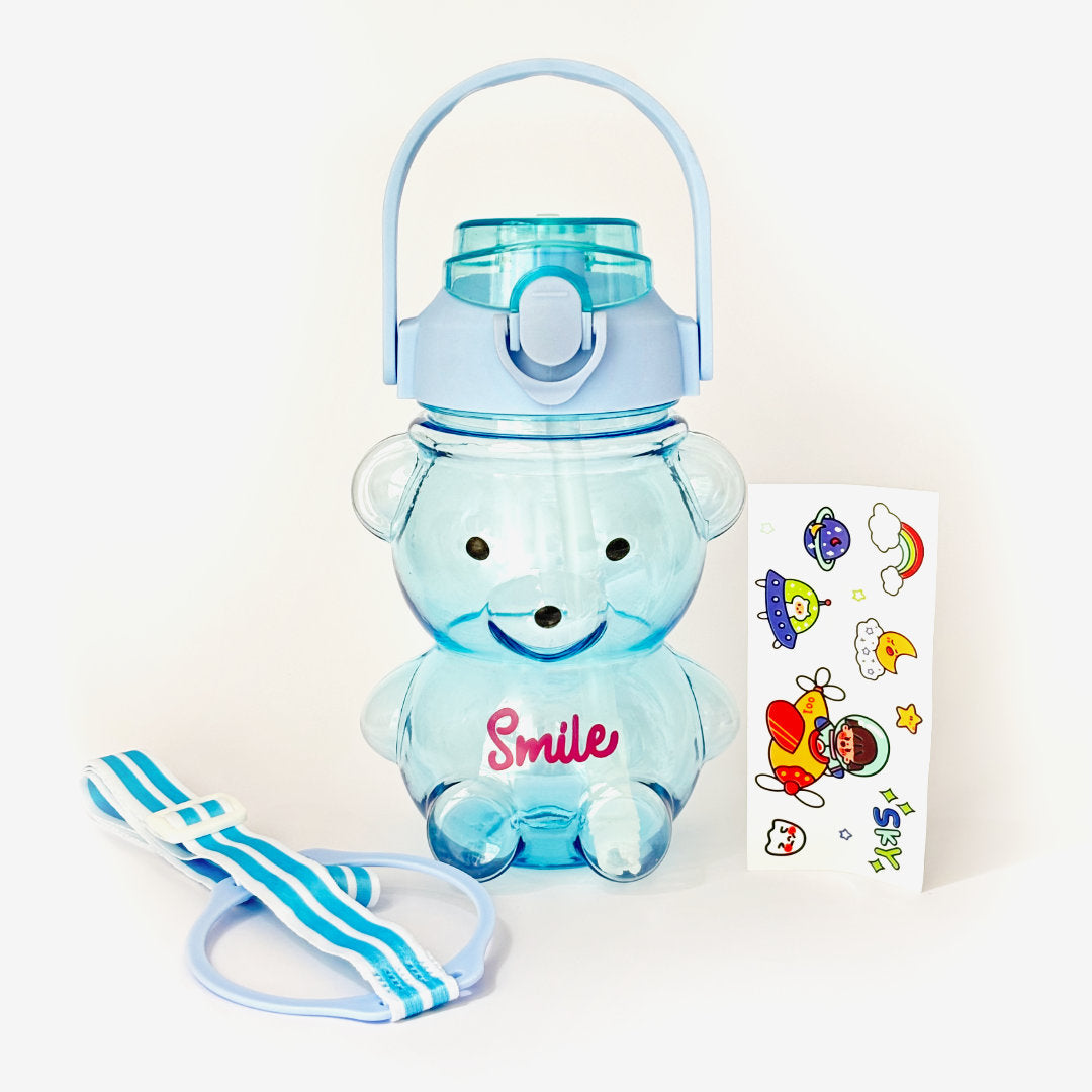 Botella Oso Transparente 1 Litro