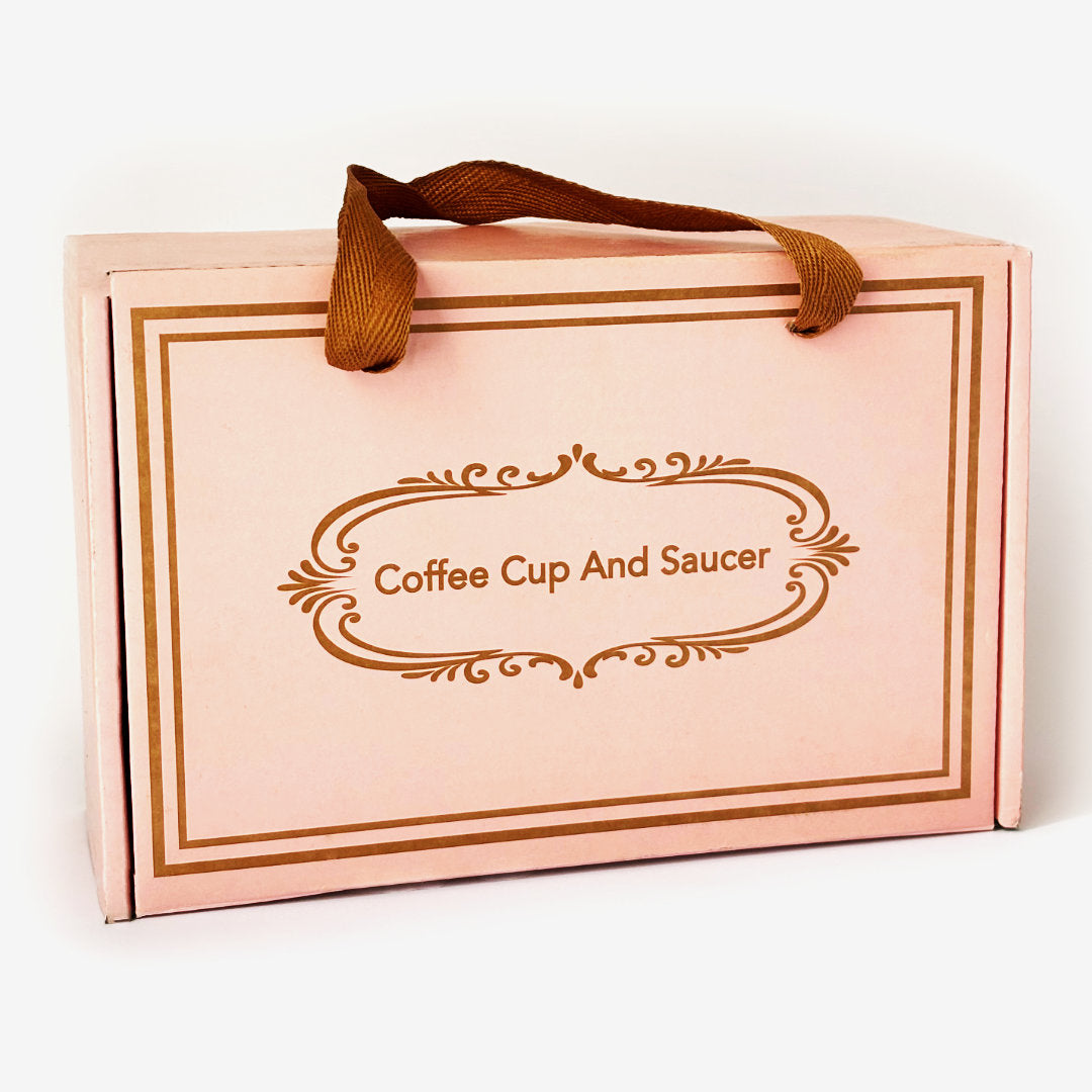 Taza Rosada con Base Calentadora, Tapa y Cuchara