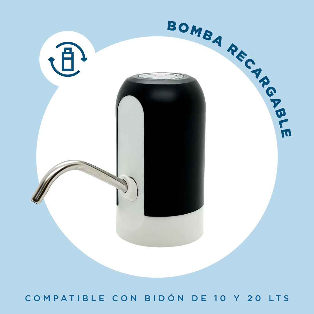 Bomba Recargable NEGRA