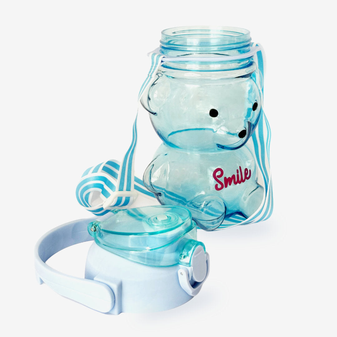 Botella Oso Transparente 1 Litro
