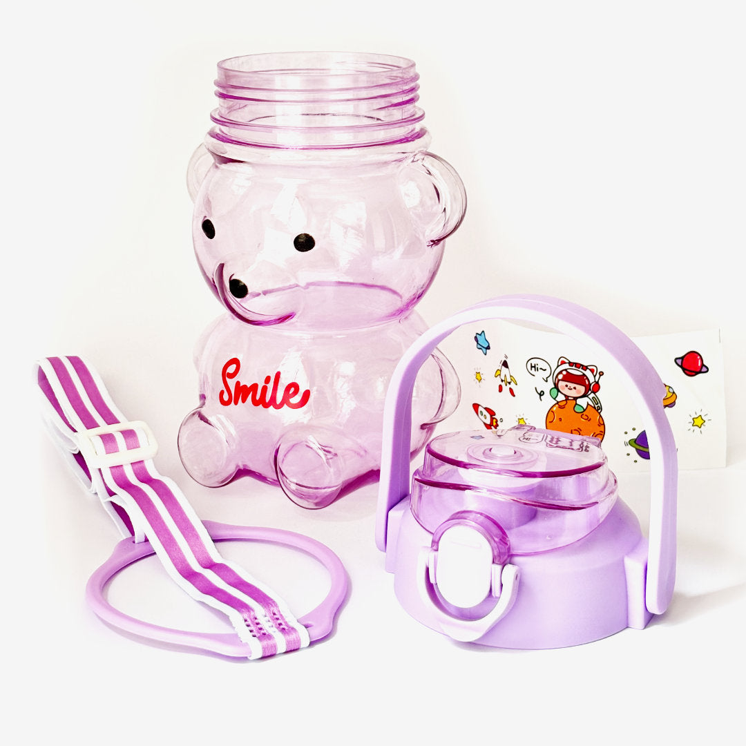 Botella Oso Rosado 1 Litro