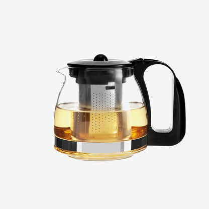Tetera de vidrio con 4 tazas