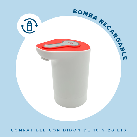 Bomba Recargable ROJA